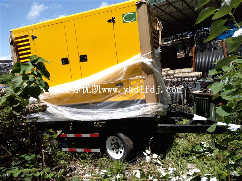 2020年8月5日，100KW玉柴靜音型移動(dòng)拖車(chē)交付廣西某水力電力公司使用