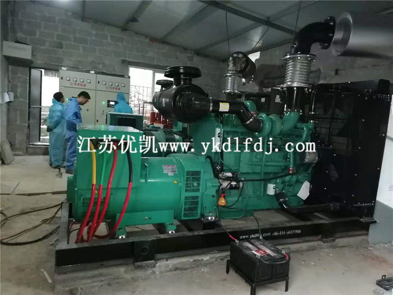 2020年11月14日，400KW重慶康明斯發(fā)電機組2臺并機交付養(yǎng)殖公司使用