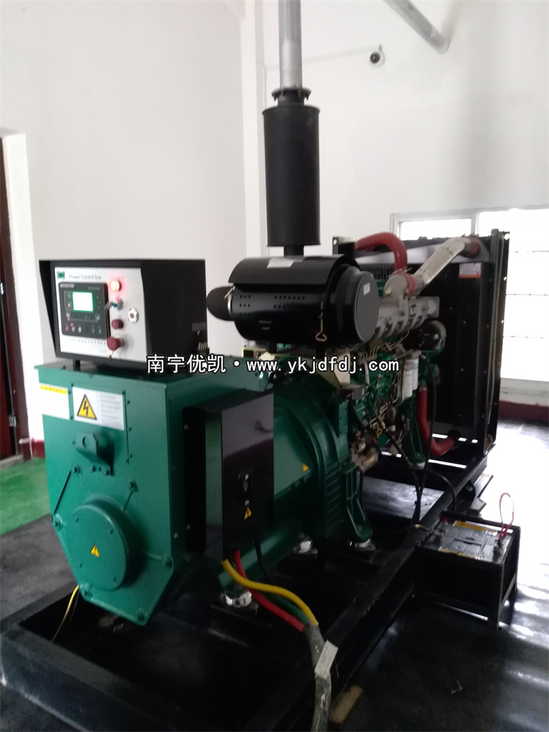 2022年6月28日，200KW玉柴發(fā)電機(jī)組崇左項(xiàng)目安裝調(diào)試完畢