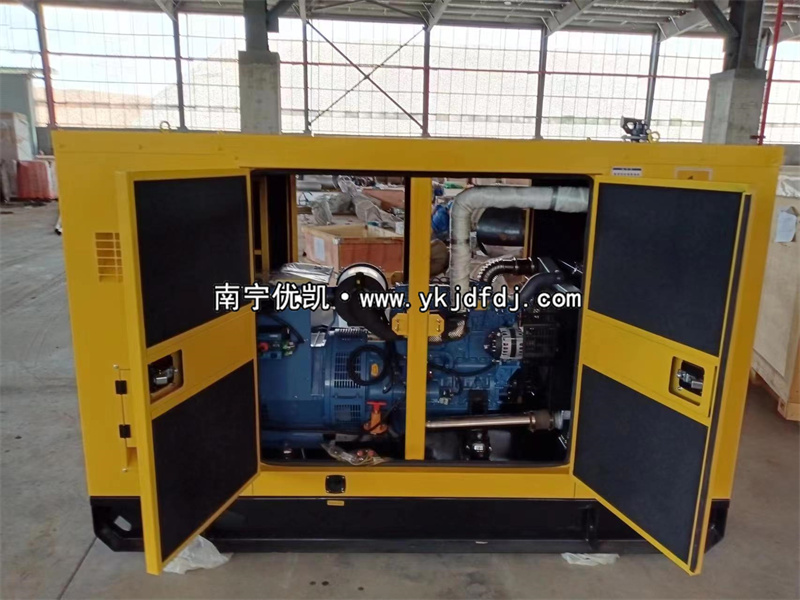 2023年7月1日，40kw玉柴靜音柴油發(fā)電機組送貨并通過驗收