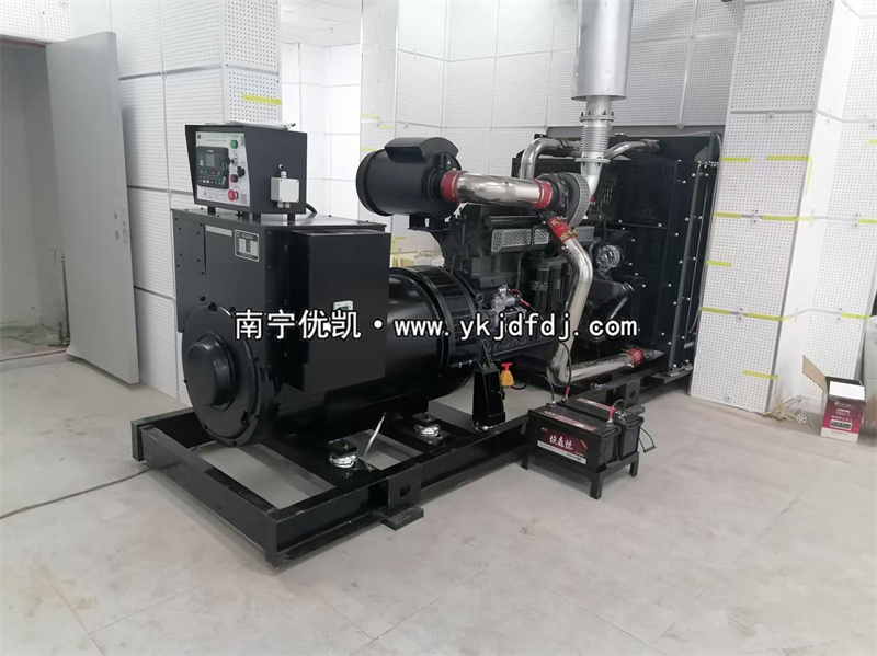 2024年11月17日，欽州項(xiàng)目500kw凱普柴油發(fā)電機(jī)組到貨安裝